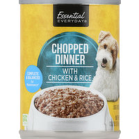 Essential Everyday Dog Food, Chopped Diner, with Chicken & Rice, 13.2 Ounce