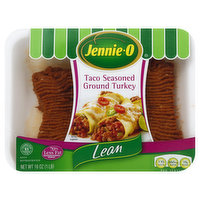 Jennie-O Turkey, Ground, Lean, Taco Seasoned, 16 Ounce