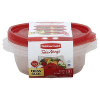 Rubbermaid Bowls, Containers + Lids, 3 Each