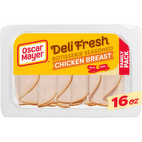 Oscar Mayer Deli Fresh Rotisserie Seasoned Chicken Breast Sliced Lunch Meat Family Size, 16 Ounce