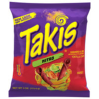 Takis Tortilla Chips, Nitro, Extreme, 4 Ounce