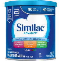 SIMILAC Baby Food Similac Advance Infant Formula with Iron 1-12.4 oz Canister, 12.4 Ounce