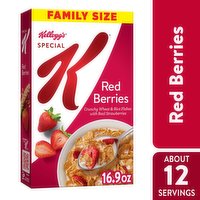 Special K Breakfast Cereal, Red Berries, Family Size, 16.9 Ounce