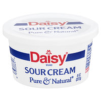 Daisy Pure & Natural Sour Cream, 8 Ounce