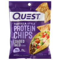 Quest Protein Chips, Loaded Taco Flavor, Tortilla Style, 1.1 Ounce