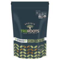 TruRoots Know Your Roots Green Lentils, Organic, Sprouted, 10 Ounce