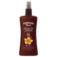 Hawaiian Tropic Sunscreen Oil Spray, Protective Tanning, Broad Spectrum SPF 15, 8 Fluid ounce