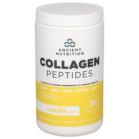 Ancient Nutrition Collagen Peptides, Vanilla Flavor, 8.51 Ounce