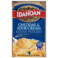 Idahoan Cheddar & Sour Cream Mashed Potatoes, 4 Ounce