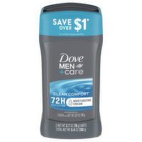 Dove Men+Care Antiperspirant, Clean Comfort, 2 Each