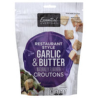 Essential Everyday Croutons, Garlic & Butter, Restaurant Style, 5 Ounce