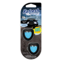 Refresh Your Car! Air Freshener, Odor Elimination, Lightning Bolt/Ice Storm, 2 Each