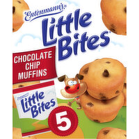 Entenmann's Little Bites Chocolate Chip Mini Muffins, 5 packs, (4 ct each), 8.25 lbs  Case