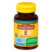 Nature Made Vitamin E, 267 mg, Softgels, 100 Each