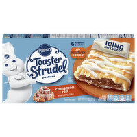 Pillsbury Toaster Strudel Toaster Pastries, Cinnamon Roll, 6 Each