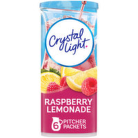 Crystal Light Raspberry Lemonade Artificially Flavored Powdered Drink Mix, 6 Each