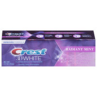 Crest Toothpaste, Fluoride Anticavity, Radiant Mint, 2.7 Ounce