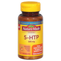 Nature Made 5-HTP, 100 mg, Chewable Tablets, Orange Citrus, 30 Each