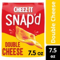 Cheez-It Snap'd Cheese Cracker Chips, Double Cheese, 7.5 Ounce