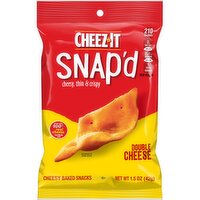 Cheez-It Snap'd Cracker Chips, Double Cheese, 1.5 Ounce