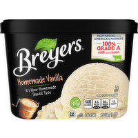 Breyers Ice Cream, Homemade Vanilla, 1.5 Quart