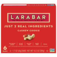 Larabar Fruit & Nut Bar, Cashew Cookie, 6 Each