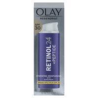 Olay Hydrating Moisturizer, Retinol 24 + Peptide, Broad Spectrum SPF 30, 1.7 Fluid ounce