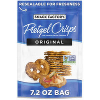 Snack Factory® Original Pretzel Crisps, 7.2 Ounce