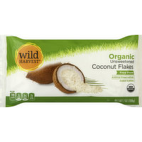 Wild Harvest Coconut Flakes, Organic, Unsweetened, 7 Ounce