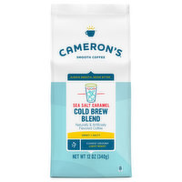 Cameron's Coffee, Smooth, Sea Salt Caramel, Light Roast, 12 Ounce