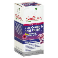 Similasan Cough & Cold Relief, Kids, Nighttime, Cough Syrup, Grape Flavor, 4 Ounce