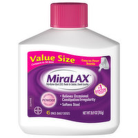 MiraLAX Osmotic Laxative, Grit Free, Powder, Value Size, 26.9 Ounce