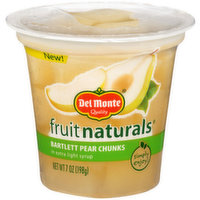 Del Monte Fruit Naturals Bartlett Pears, 7 Ounce