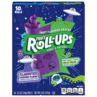 Fruit Roll-Ups Fruit Flavored Snacks, Classified Mystery Flavor, 10 Each