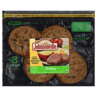 Johnsonville Turkey Sausage, Patties, 8 Each