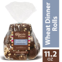 The Cheesecake Factory Wheat Dinner Rolls, Brown Bread, 11.2 Ounce