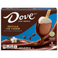Dove Ice Cream, Vanilla, 3 Each