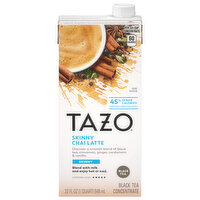 Tazo Black Tea Concentrate, Skinny Chai Latte, 32 Fluid ounce