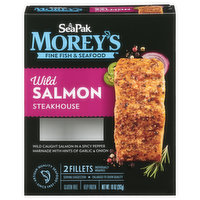 SeaPak Morey's Steakhouse Wild Salmon Fillets, 10 Ounce