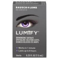 Lumify Eye Drops, Redness Reliever, Sterile, 0.25 Ounce