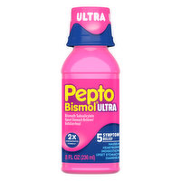 Pepto-Bismol Multi-Symptom Pepto Bismol Ultra Liquid, Upset Stomach & Diarrhea Relief, Over-the-Counter Medicine, 8 Oz, 8 Ounce