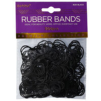 Donna Premium Collection Rubber Bands, Black, 300 Each