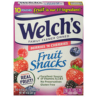 Welch's Fruit Snacks, Berries 'N Cherries, 10 Each