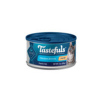 Blue Buffalo BLUE Tastefuls Natural Pate Wet Cat Food, Chicken Entrée, 3 Ounce