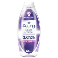 Downy Rinse & Refresh Downy RINSE & REFRESH Laundry Odor Remover and Fabric Softener, 48 fl oz, Fresh Lavender, 48 Ounce