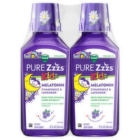 Vicks PURE Zzzs Melatonin, Chamomile & Lavender, Kidz, Snooze Berry Flavored, 2 Each