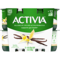 Activia Vanilla Lowfat Yogurt, 48 Ounce