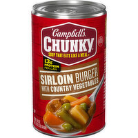 Campbell's® Chunky® Sirloin Burger With Country Vegetable Beef Soup, 18.8 Ounce