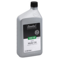 Essential Everyday Motor Oil, SAE 10W-40, 1 Quart