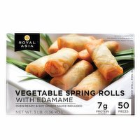 Royal Asia Vegetable Spring Rolls with Edamame, 3 Pound